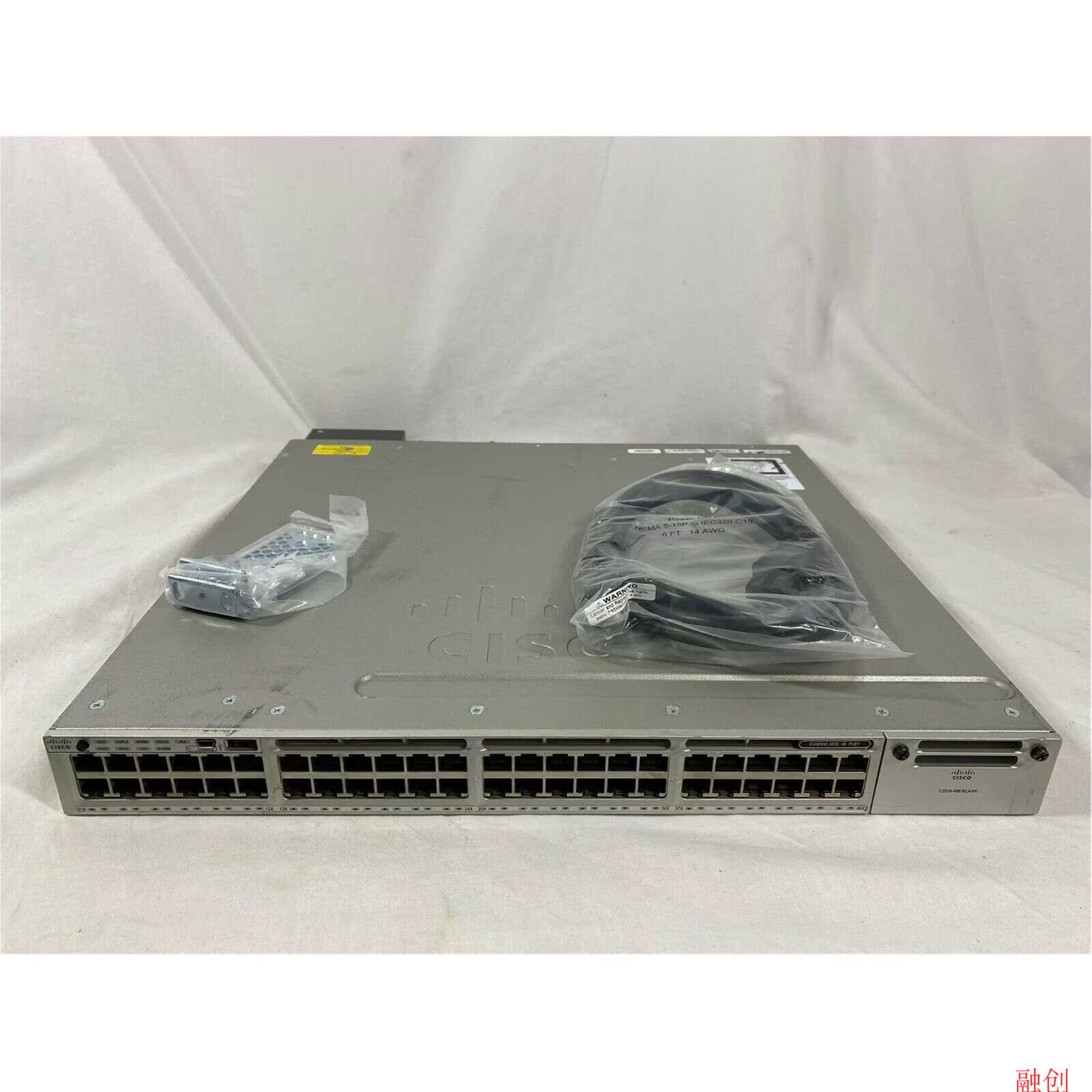 Cisco Catalyst ws-c3850-48f-s 48 PoE pwr-c1-1100wac Power Supply