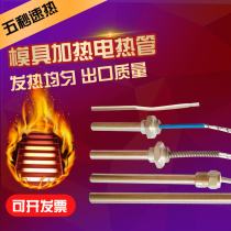 Single-head single-end internal outlet stainless steel electric heating tube imported A-level mold dry burning heating rod high-power spot