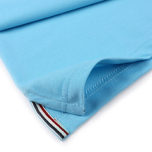 Осенняя футболка polo, с печатью вашего логотипа