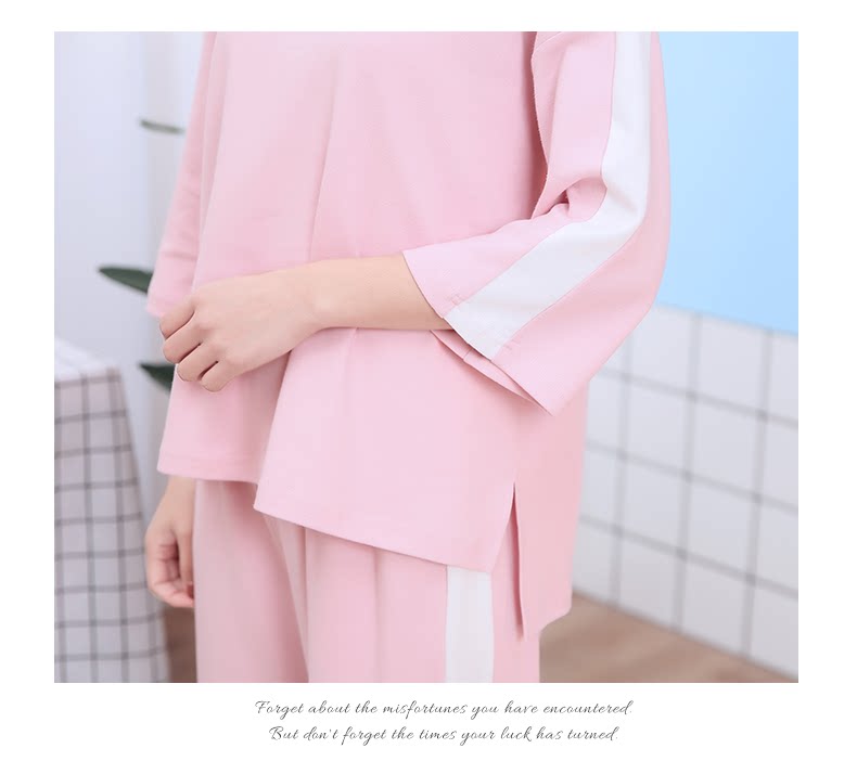 Pyjama pour femme en Coton à manches - Ref 2994594 Image 18