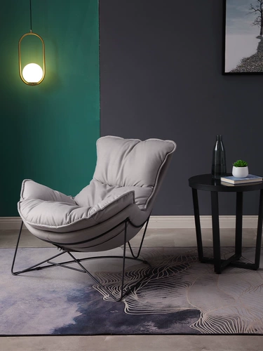 Северный сингл -личный диван -стиль сетевая сеть красного стула улитки легкая роскошная обратная задняя атмосфера