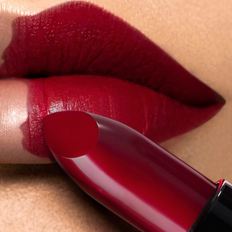 Flower to butterfly with red and persistent moisturizing not to fall color without sticking cup Phantom Enchanting Retro Bean Sand Aunt Red Non-Trial Bag