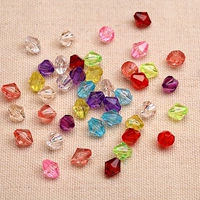 Браслет из бисера ручной работы, прозрачный набор материалов, акриловые бусины с бусинами, 6mm, DIY