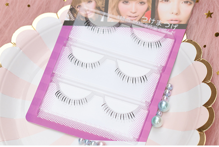 Tháng công chúa GM07 sắc nét dưới hàng mi lông mi giả tự nhiên COS Nhật Bản trang điểm nude GM07 keo gắn mi