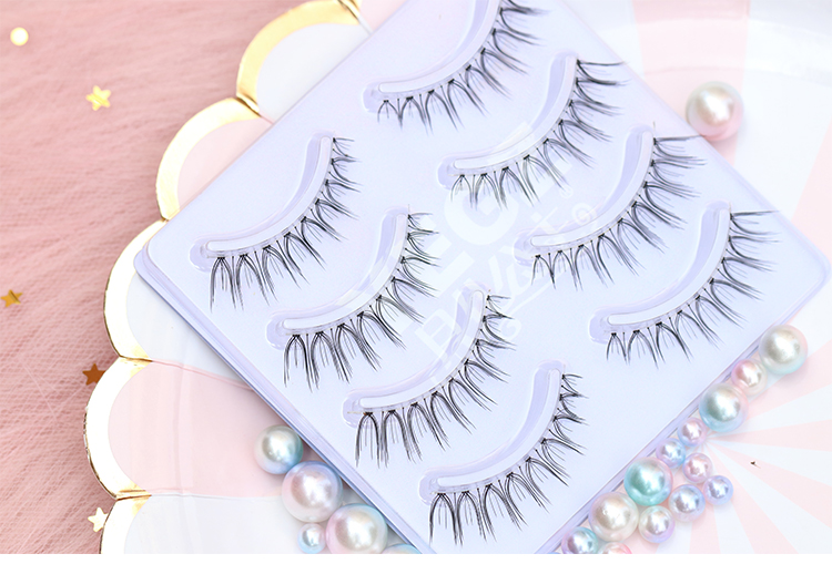 Moon Princess Lông mi giả tự nhiên Những lọn tóc thật tự nhiên Rễ và Rễ Mắt Nhật Bản và Trang điểm cô dâu dài N07 long mi gia