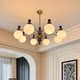Moori Light House French-Style Vintage Living Room Chandelier 2026 New Retro Glass Lampshade Bedroom Lighting Package
