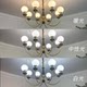 Moori Light House French-Style Vintage Magic Bean Pendant Light American Retro Living Room Dining Room Master Bedroom Solid Wood Lighting Fixture