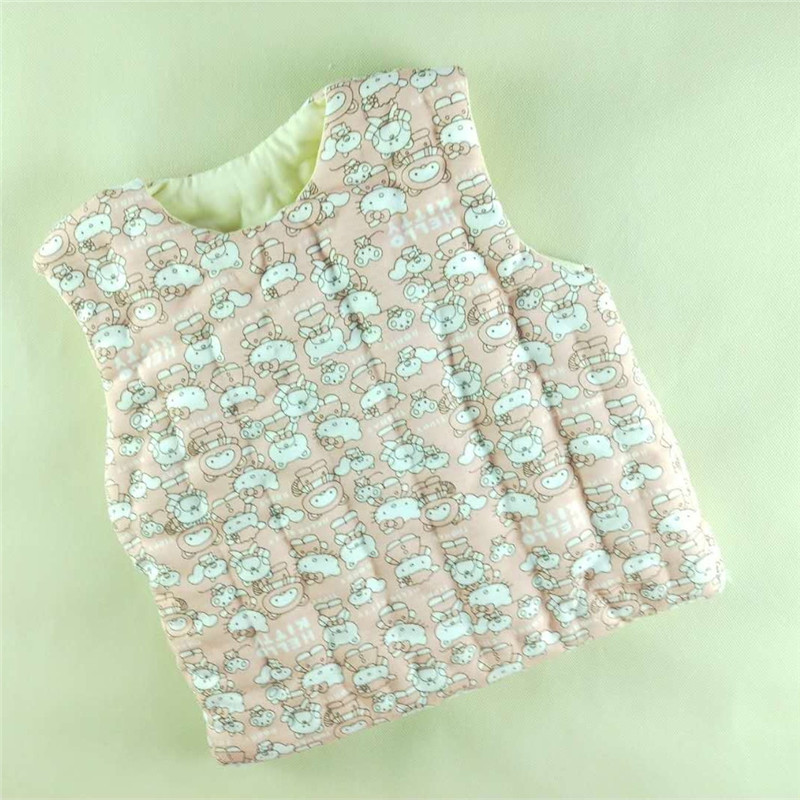 Áo vest cotton cotton nguyên chất Đàn ông và phụ nữ Áo trẻ em trẻ em Áo vest trẻ em dày quần áo mùa đông Áo trẻ em gile lông sang chảnh bé gái