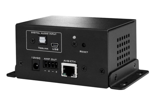 Mini DSP AVB Series N-PW2 Internet power amplifier box for Internet video and audio bridging programme