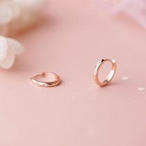 Simple wind material gold-plated diamond high design sense diamond cut surface ear buckle minimalist personality niche earring 2021