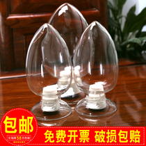 Huagull seed bottle 125ml sample display inverted specimen bottle glass cone chicken heart bottle pear type bottle containing rubber stopper
