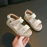 Сандалии, летняя модная мягкая пляжная обувь для принцессы, коллекция 2023, популярно в интернете, подходит для подростков