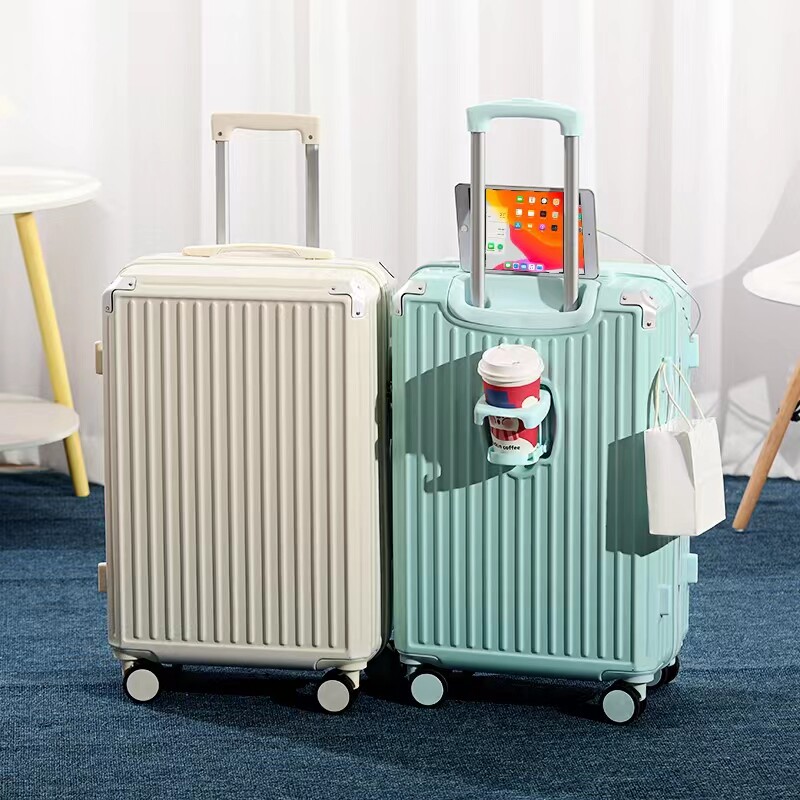 Multifunctional Suitcase for Women 2025 New Model Trolley Case Boarding 20-Inch 24 Large Capacity 28 Travel Password Leather Suitcase