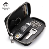 欧洛尔 Вместительная и большая ключница, картхолдер, универсальный брелок с молнией, крокодил, из натуральной кожи