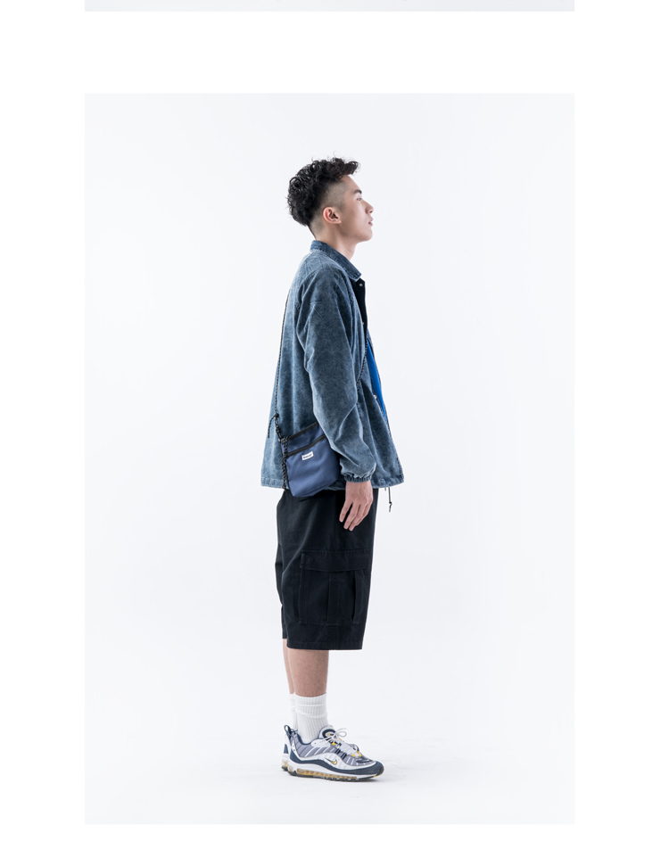 WASSUP18 ba màu nặng giặt dụng cụ quần short giản dị quần quân sự mùa hè lỏng sáu điểm thủy triều bộ quần áo thể thao nam