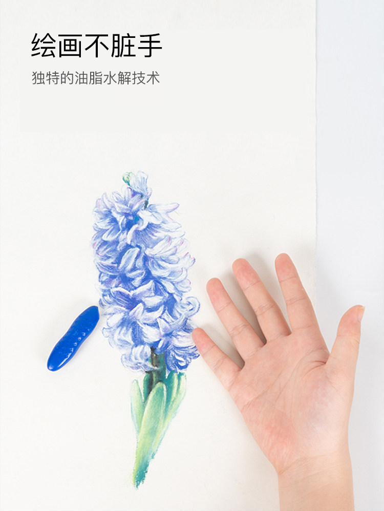 英国YPLUS 儿童花生蜡笔 安全无毒 不脏手 图2