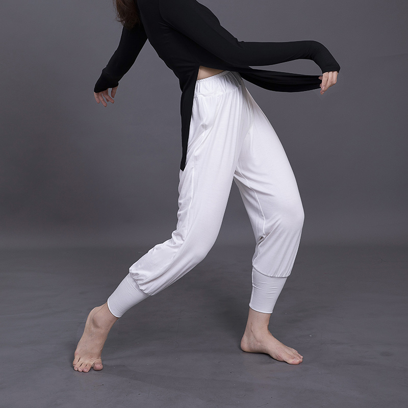 Dance pants Women's loose-legged body radish pants Gymnastics Latin practice pants Modal Lantern Yoga Harun pants