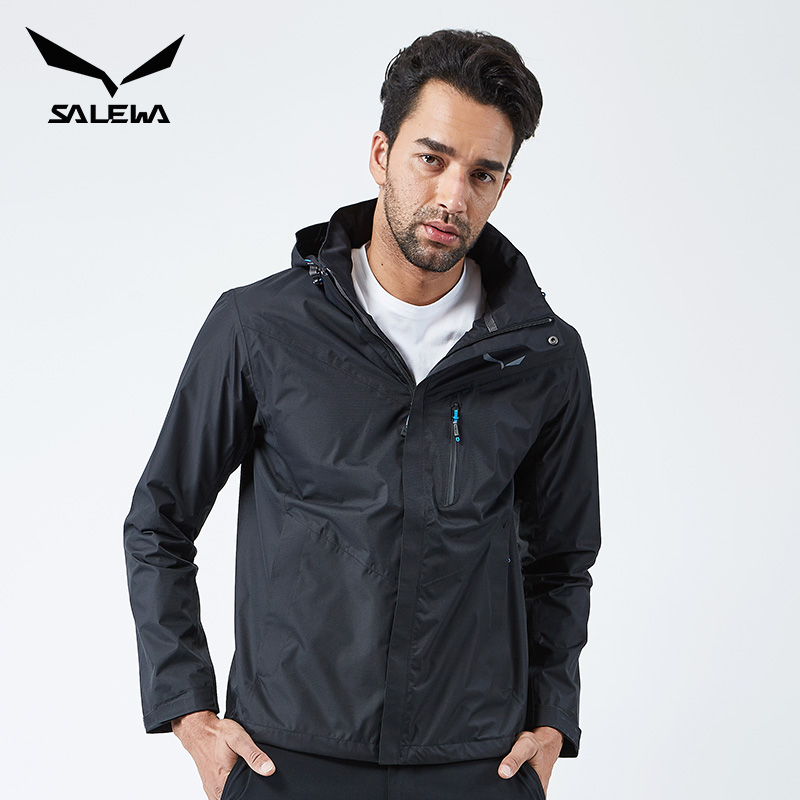 salewa 沙乐华 防水透气连帽 男式冲锋衣 SWABG81011 双重优惠折后¥99包邮 3色可选 salewa 沙乐华 防水透气连帽 男式冲锋衣 SWABG81011 双重优惠折后¥99包邮 3色可选