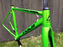 Beijing solid FUJI ROUBAIX LE frame ultra light aluminum alloy road car green 1100g