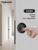 Round Pocket Door Lock for Home Balcony Kitchen Sliding Door Lock, Special Lock for Sliding Doors, Wooden Door Frame Embedded Sliding Door Lock