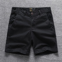 American mens summer casual 30% pants shorts mens pure cotton simple casual jogging style