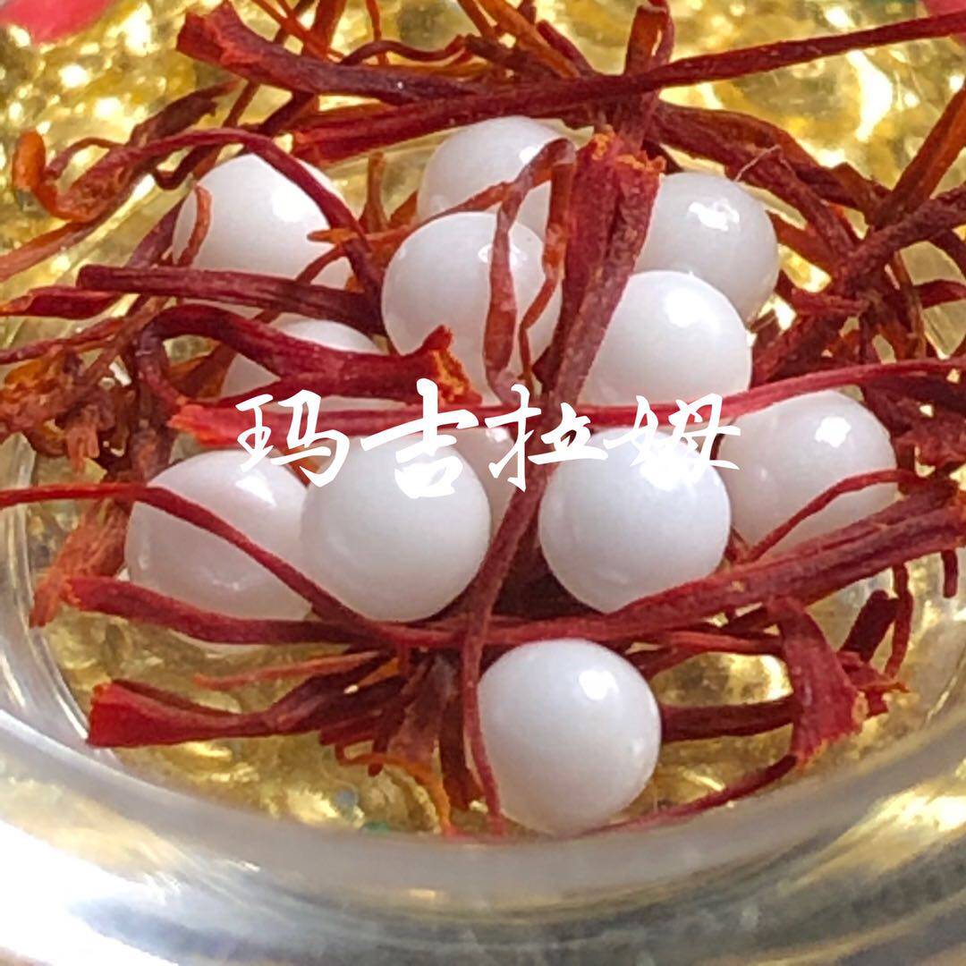 Shakyamuni Buddha Fuzang Pearl white gold Gangjiangzi Special marriage offering Relic pagoda Gawu box