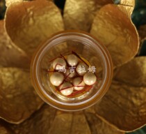 Tibetan stupa Yellow God of wealth solid son 6mm large knot 48 yuan two