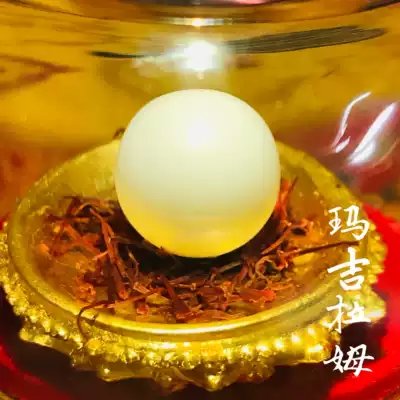 Bagan City Ancient Temple Earth Palace took out the solid son of Amitabha Buddha large 15mm gold relic pagoda Gawu box