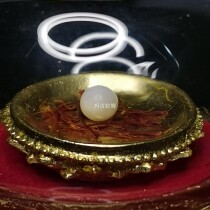 Sakyamuni rare cream color real body G sturdy son knot for the pylons to install Gabu 4-5mm