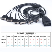 OBD до DB9 Six (Biadi)