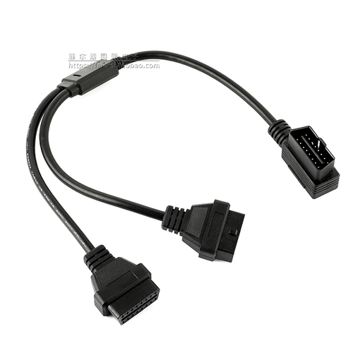 АВТОМОБИЛЬНАЯ ПЕРЕДАРОВАЯ ЛИНИЯ L -образный OBD2 ONE -точка линия расширения локоть на 90 градусов, одно сопротивление, две соединенные линии 16 Core Connection