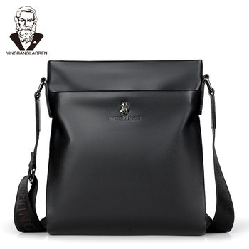 2025 new yingbang elderly youth business casual soft shoulder bag messenger bag business men's bag casual backpack