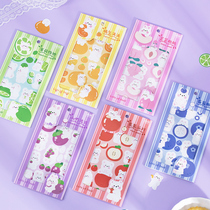 Language leisure fruit a lot of bear rabbit hand account stickers decorative pattern ins Wind cute cartoon girl diy stickers
