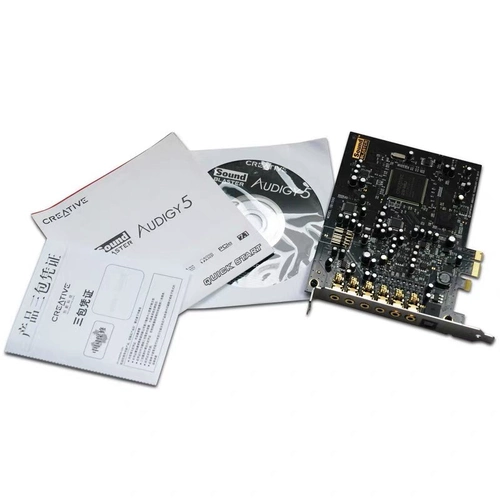Audigy5 Innovation 7.1 звуковая карта A5 настольная машина встроенная -Inзависимая небольшая карточная слот k Song Recording