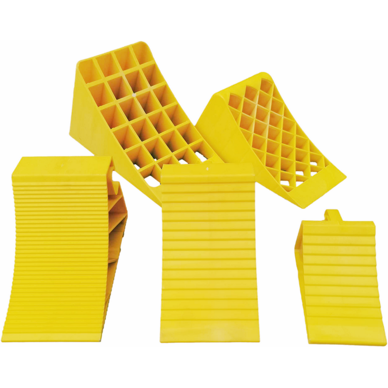 Parking Triangle Wood Stopper Truck Blocker Car Anti-Slip Wheel Slope Pad Parking Block Wheel Stopper