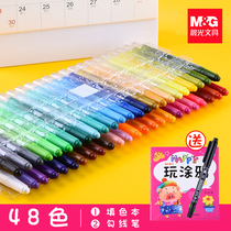 Morning light rotating crayon 36-color oil painting stick 24-color childrens childrens baby washable 48-color painting brush Safety non-toxic suit Kindergarten color pen Colorful painting color painting oiling