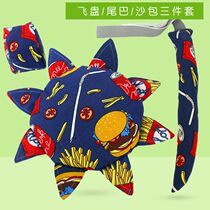Kindergarten sandbag frisbee tail 3-piece garden handmade cloth sandbag tail three-piece outdoor sports toy