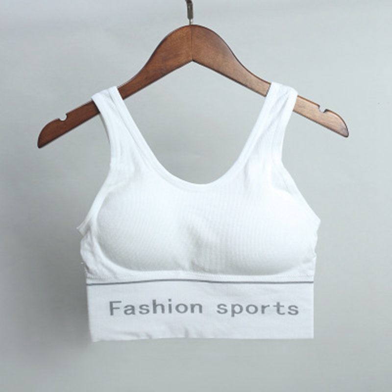 Nhựa áo ngực thể thao ngực áo ngực womens chống sốc chạy vest mà không vòng thép lớn ngực chương chặt áo ngực nhỏ co ngực mỏng.