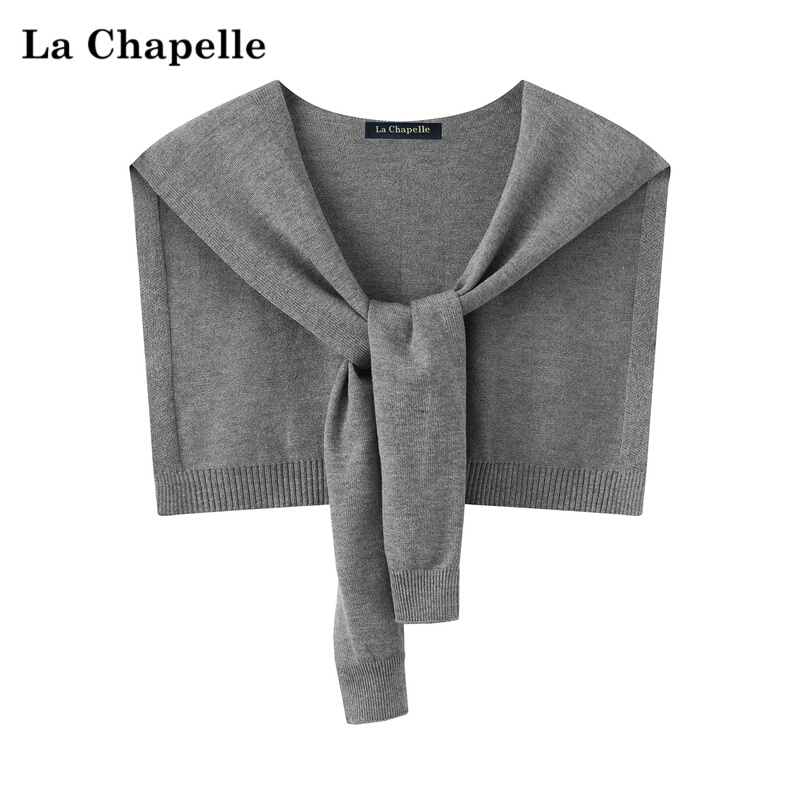 La Chapelle 2026 New Knitted Shawl, Thin Outerwear for Women, Summer Office Air-Conditioned Room Neck Protection Small Cape