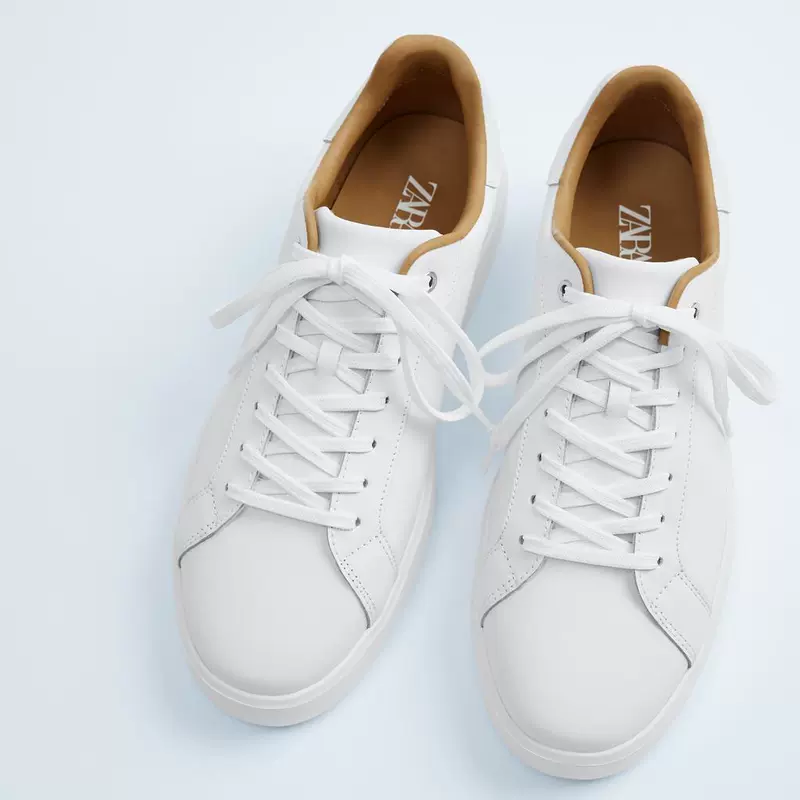 ZARZCXY giày nam mới màu trắng da bò nhẹ đế thấp giày thể thao hợp thời trang giày trắng - Giày thấp