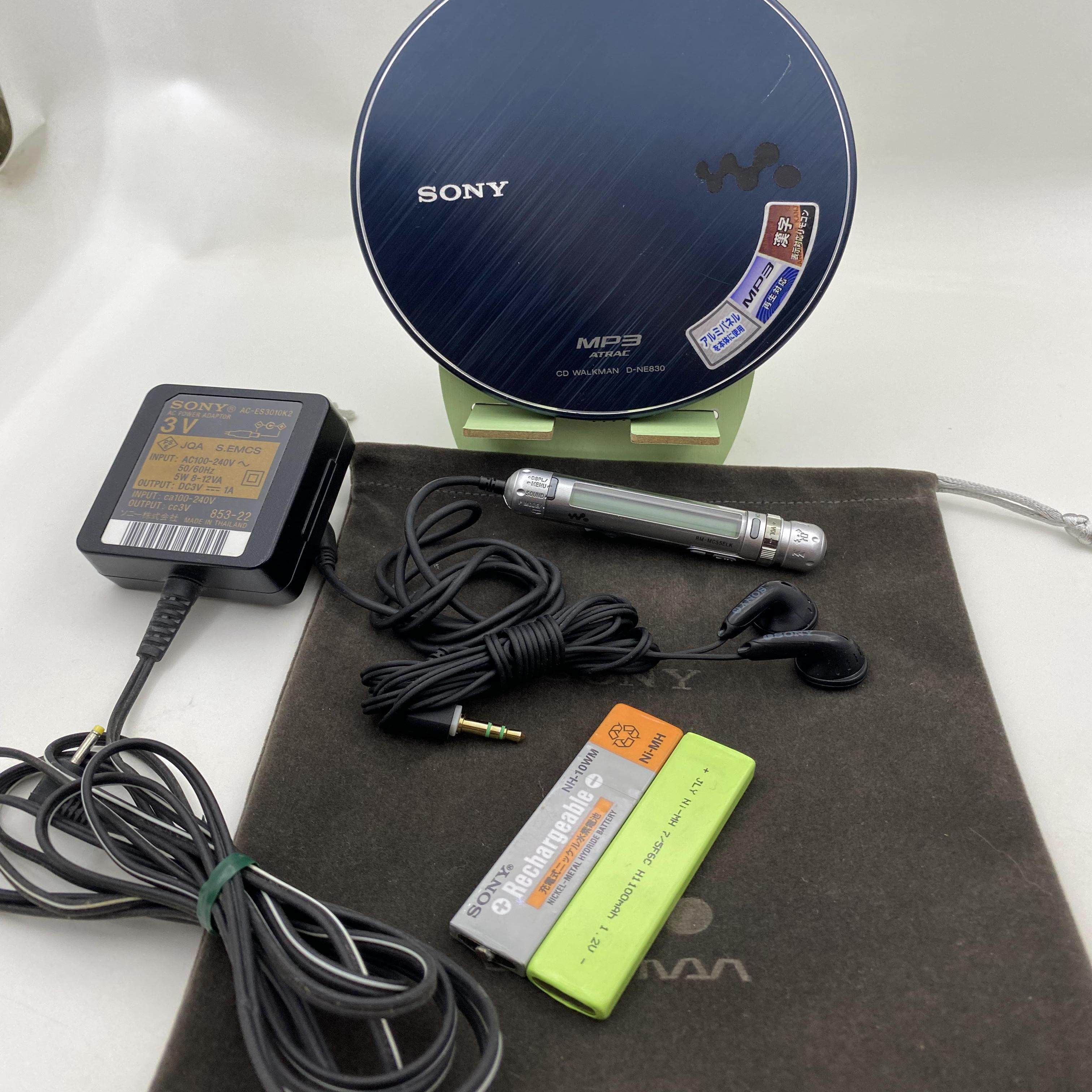 SONY ソニー CD WALKMAN MP3 D-NE830 電源コード付 SONY CD WALKMAN D