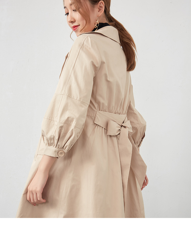 Trench pour femme IEF    en Coton - Ref 3227200 Image 15