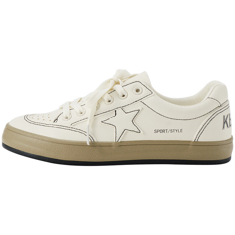 IEF/Aiyi clothing retro casual shoes women's 2021 summer and autumn new Korean version of rubber sole non-slip Joker flat shoes