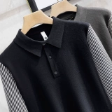 Рубашка, демисезонный свитер, трендовый трикотажный комплект