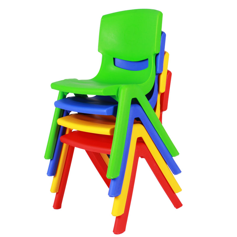 Thickened Children Plastic Chair Kindergarten Special Table And Chairs Leaning Back Chair Baby Small Stool Dining Chair Adults Swap stool