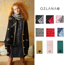 OZLANA wool love cartoon love wool scarf couple Zhu Yilong Na Za Cai Xu Kun Reba same model