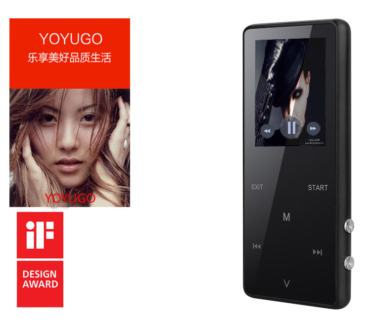 k1 HIFI lossless MP3 lossless MP4 video Bluetooth all-metal ultra-thin body