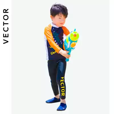 VECTOR children's diving suit swimsuit set boys long sleeve trousers sunscreen snorkeling children's swimsuit