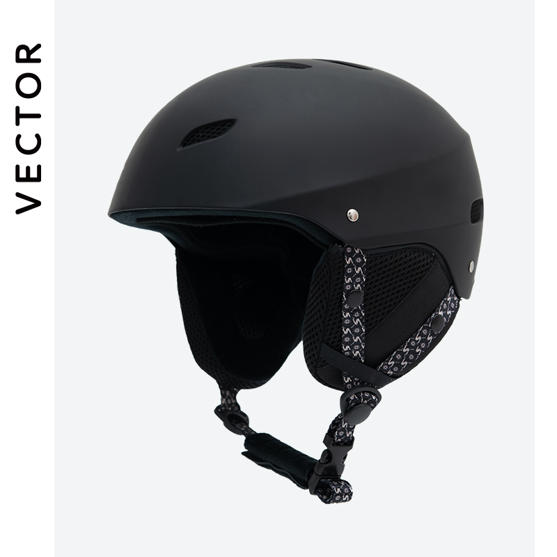 VECTOR Adult Outdoor Ski Safety Helmet Anti-Shock Windproof Warm-Proof Veneer Double Board Ski Gear Protection