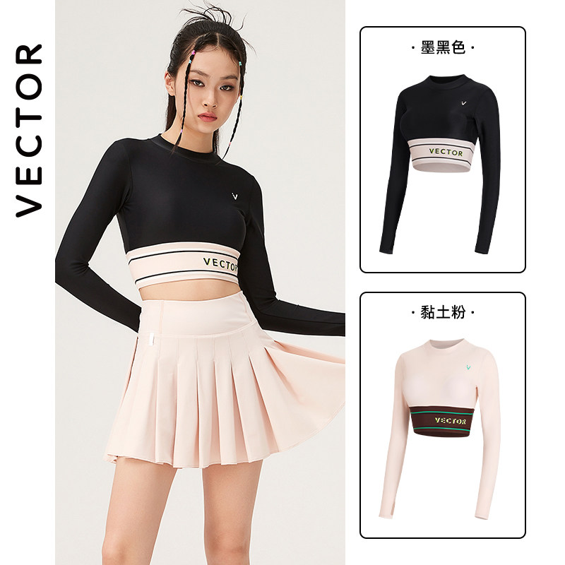 VECTOR2022 wetsuit tops long sleeves sunscreen quick-drying surf suit jellyfish suit snorkeling suit swimsuit women